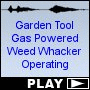 Garden Tool Gas Powered Weed Whacker Operating