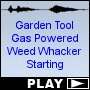 Garden Tool Gas Powered Weed Whacker Starting