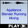 Appliance Blender Running Mixing