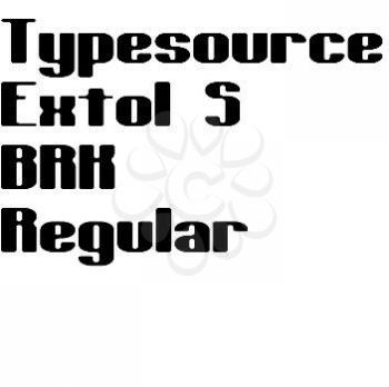 Typewritten Font