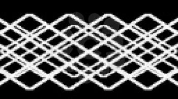 Royalty Free Video of a White Net Shaped Object 